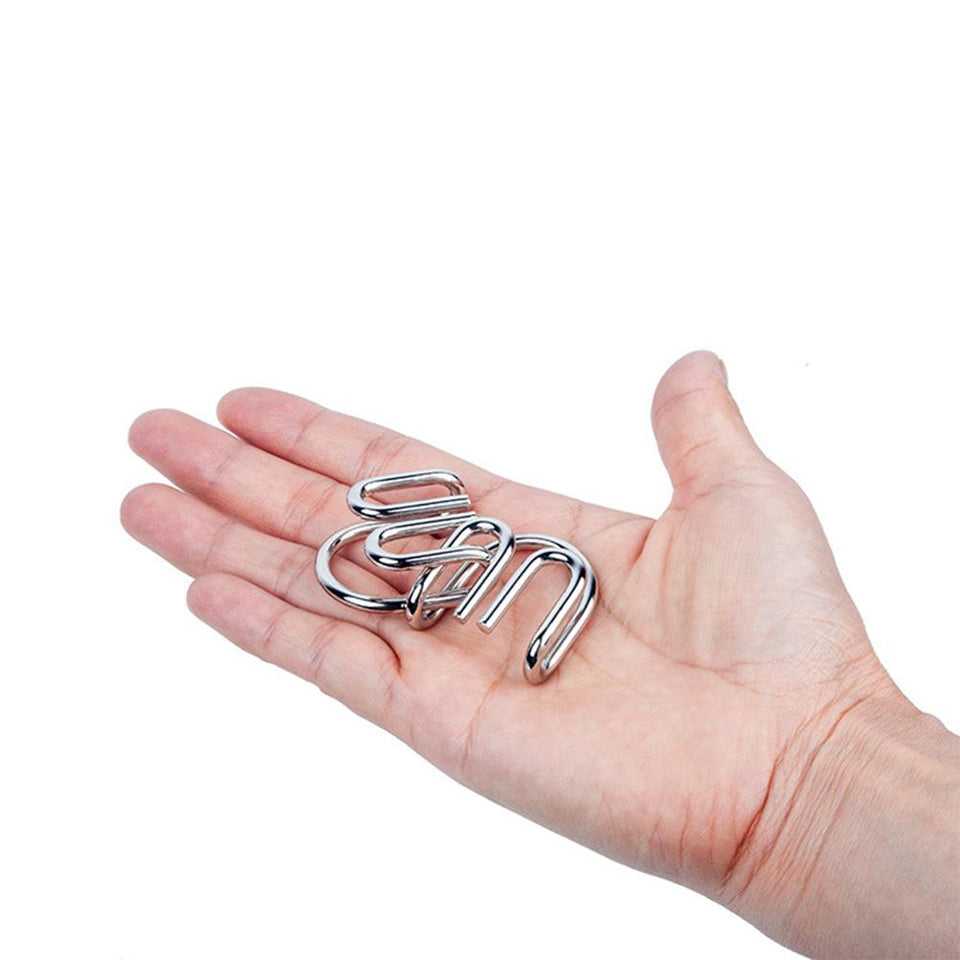 Metal Puzzle Ring Set™ - Metalen puzzelpret - Puzzelring