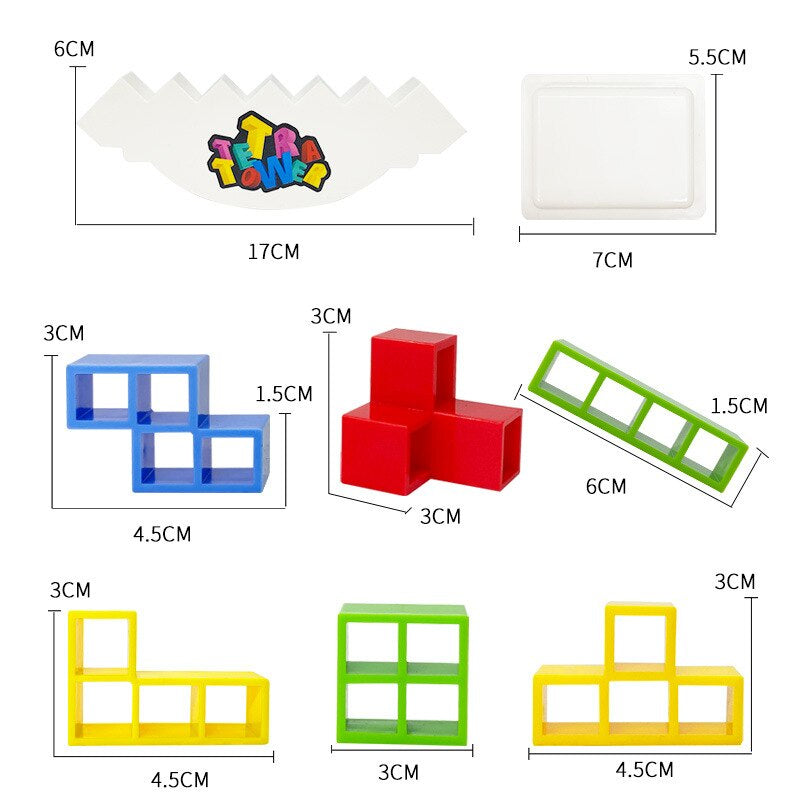 Balance Puzzle Tower™ - Bouw en balanseer! - Tetris toren