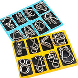 Metal Puzzle Ring Set™ - Metalen puzzelpret - Puzzelring
