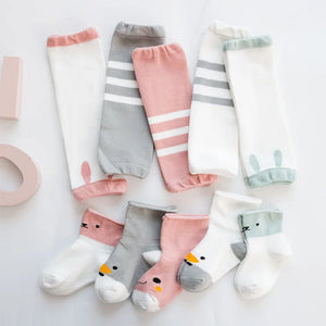 Mini Fashion™ - Babystapjes in style - Beenwarmersetje