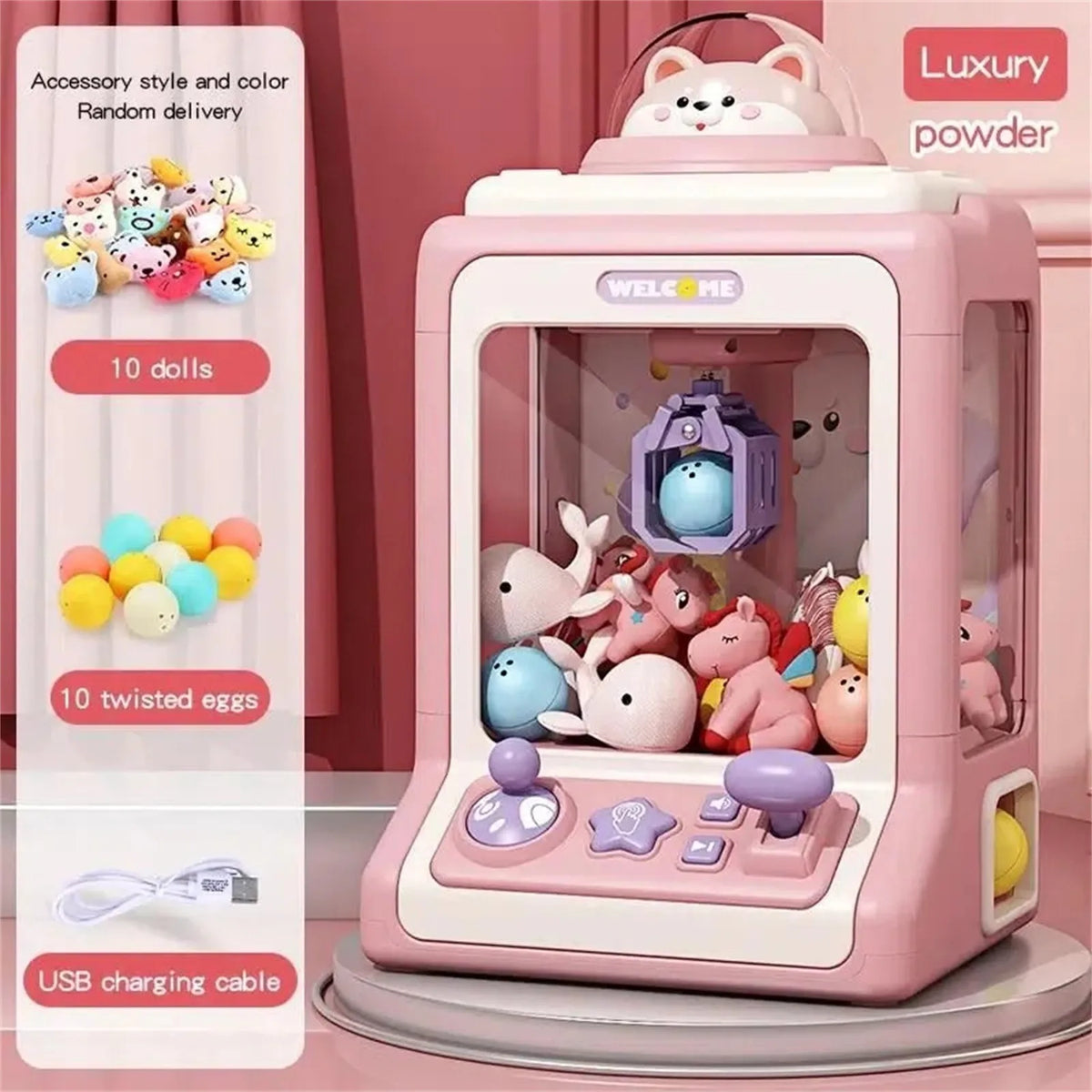 OEM Dinosaurier Thema Cool Fun Mini Claw Machine Spielzeug für Kinder Arcade-Spi
