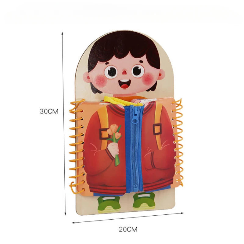 ClothesBook™ - Zelfredzaam Spelen - Aankleed Puzzelboek