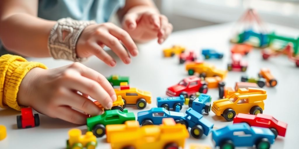 Bouwen met magnetische auto’s: leren en spelen tegelijk!