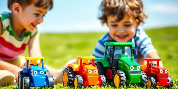 Waarom tractorspeelgoed kinderen helpt leren door te spelen!