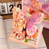 BloomBook – Romantisch & Creatief – 3D Bloemenboek met Rozen en Vlinders