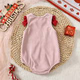 ChristmasCutie – Schattig & Feestelijk – Kerst Romper met Strik