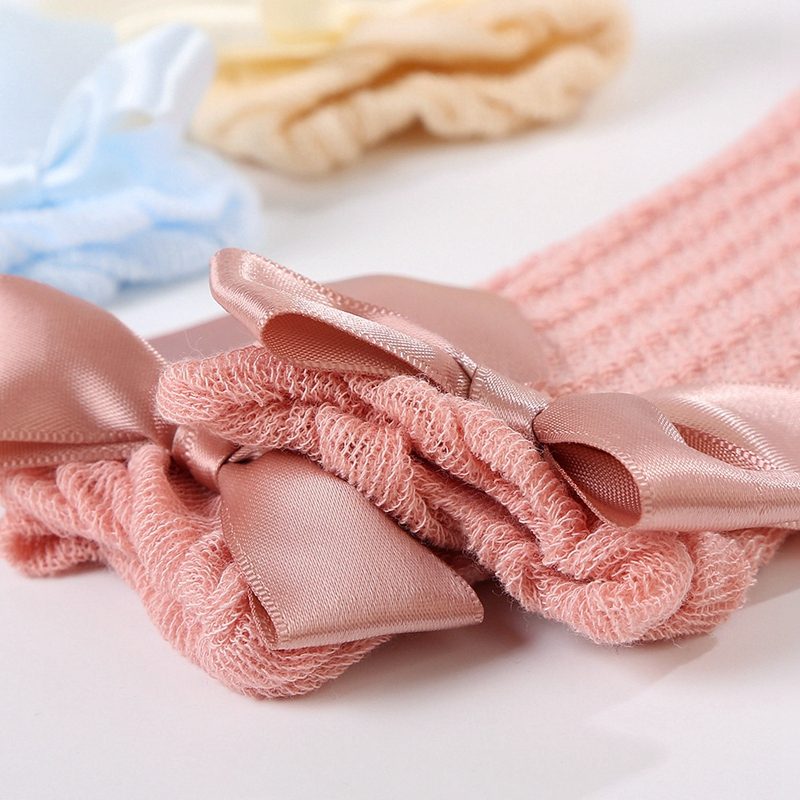 LittleCharm – Zacht & Stijlvol – Meisjes Kniekousen met Strik