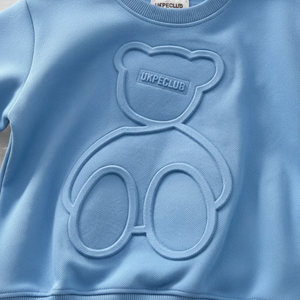 LittleCloud – Comfortabel & Knus – Sweater met 3D Berenmotief