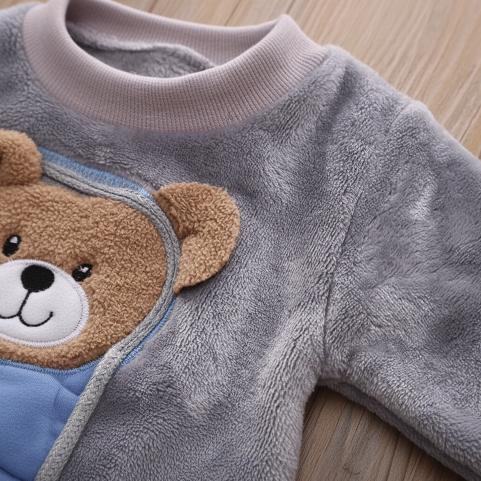 CozyBear – Warm & Zacht – Kinder Trainingspak met Berenmotief