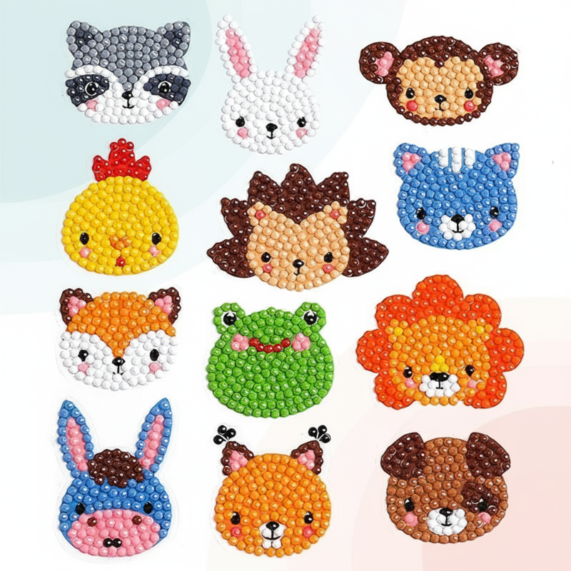 GemArt – Schattig & Glanzend – Diamant Painting Stickers