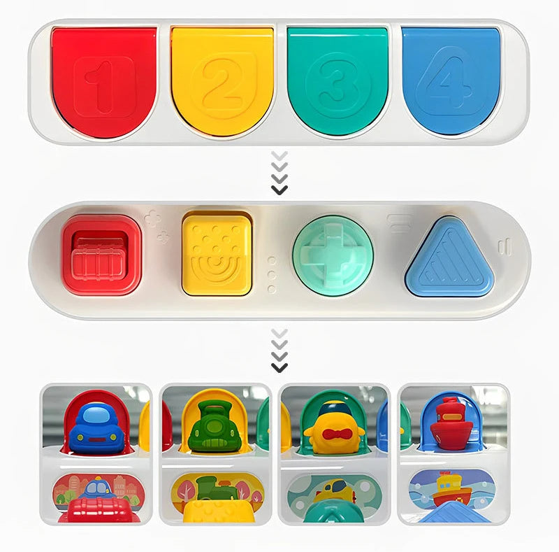 Baby Button Toy™ - Ploppend plezier - Babyspeelgoed