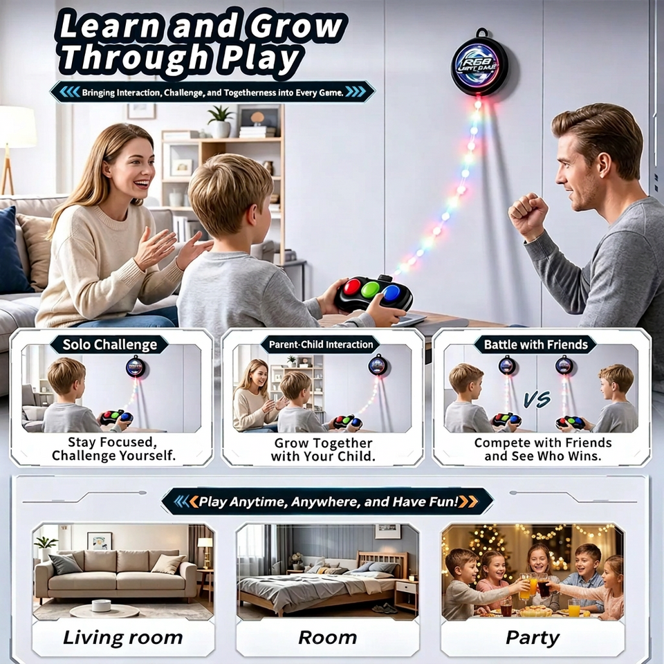LightBuddy – Vrolijk & Interactief – LED Behendigheidsspel