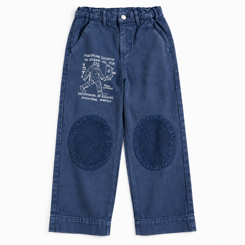 TrendStyle – Trendy & Comfortabel – Kinderbroek Jogging-Denim Stijl