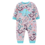 WarmBuddy – Schattig & Zacht – Baby Jumpsuit van Fleece met Cartoonprint