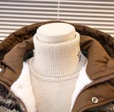 FrostPuff – Warm & Stoer – Kinder Fleece Winterjas met Capuchon
