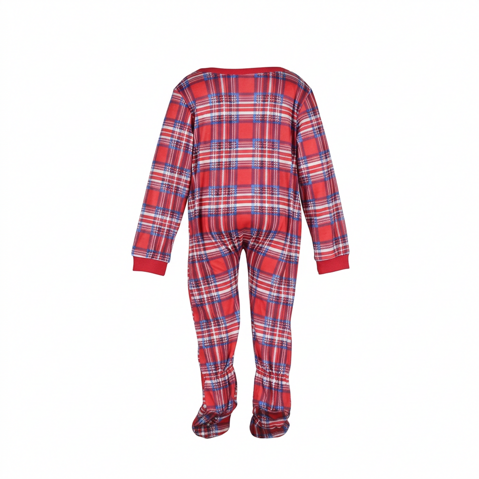 HolidayMatch – Warm & Comfortabel – Familie Kerstpyjama met Ruitjesprint