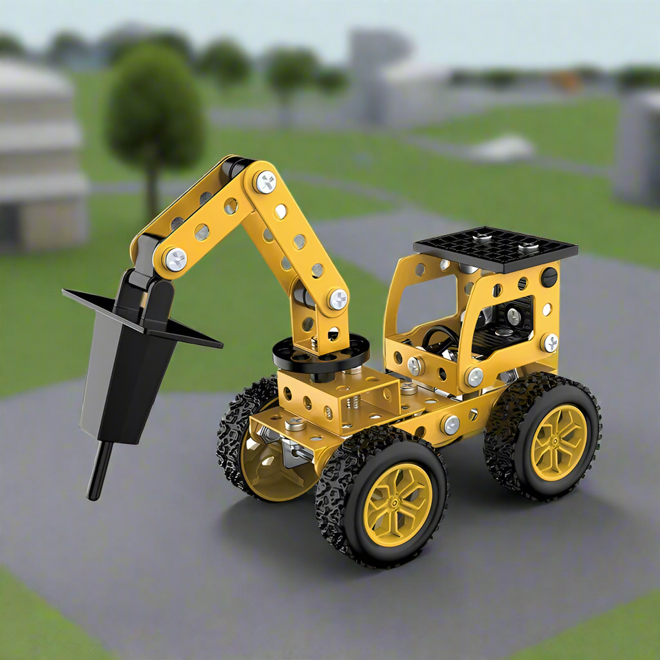 MetalBuild – Stoer & Educatief – Constructie Voertuig Set