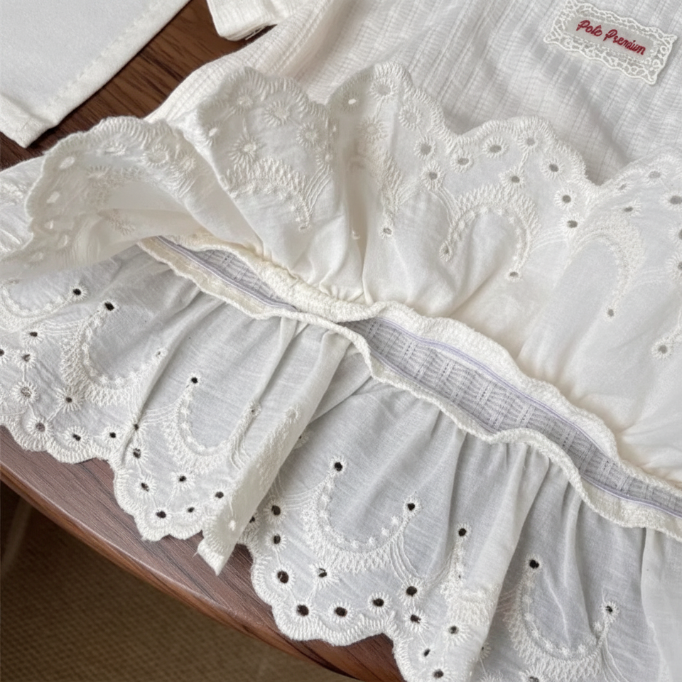 Polo Premium – Zacht & Schattig – T-shirt met Kanten Rand