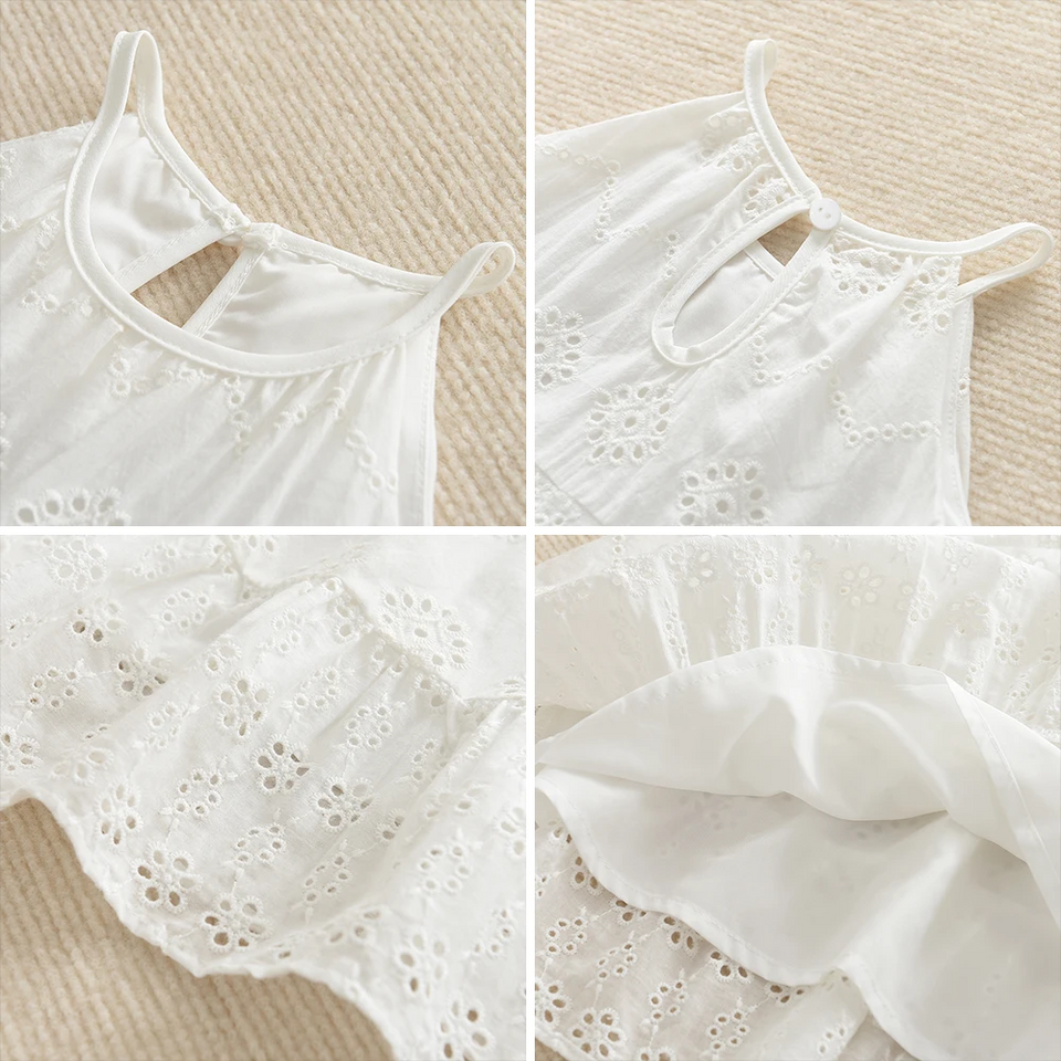 BohoBelle – Elegant & Comfortabel – Jurk met Broderie Details