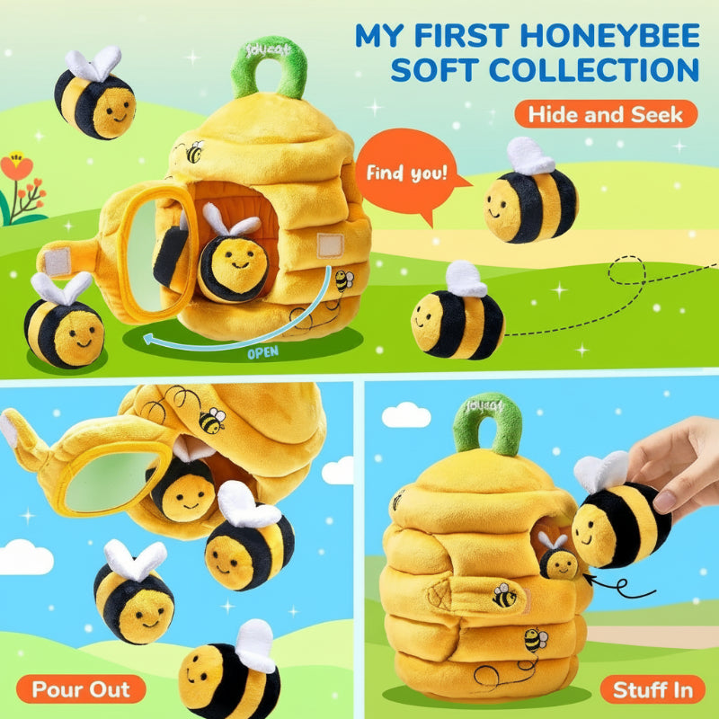 JungleHive – Speels & Leren – Sensorische Knuffel in het Bos