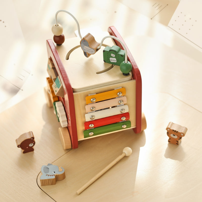 BusyRide – Educatief & Veelzijdig – Houten Montessori Activiteitenbus