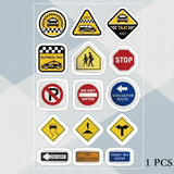 KidoTape – Kleurrijk & Handig – Verkeersweg Sticker Tape Set