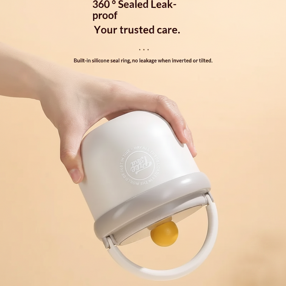 MealMate – Praktisch & Geïsoleerd – RVS Lunchkom met Lepel