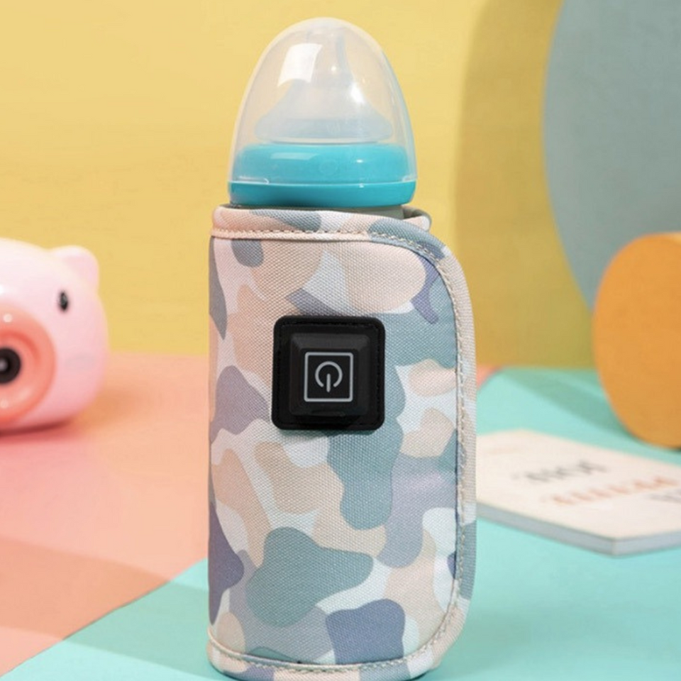 Nurtura – Warm & Onderweg – Draagbare Babyflessenwarmer