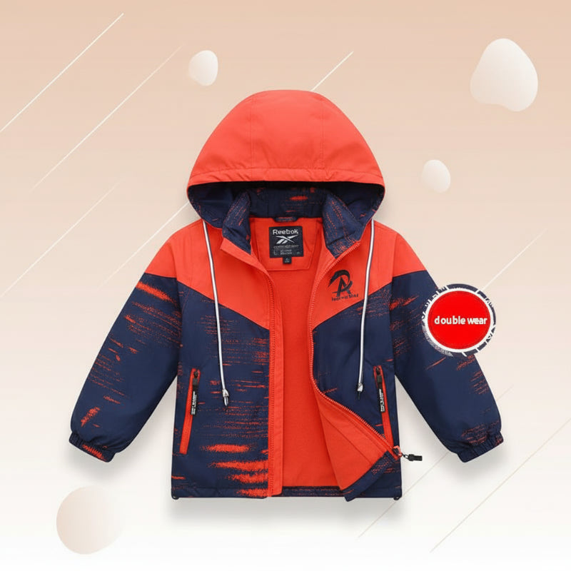 Reversible Kids Jacket – Waterdicht & Winddicht – Lichtgewicht Jas