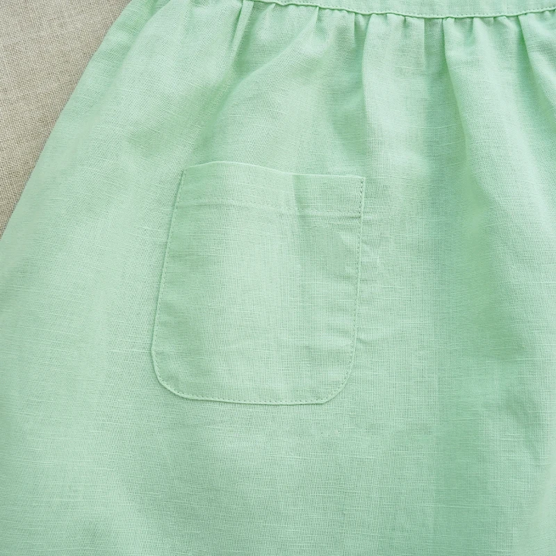 BloomGrace – Schattig & Comfortabel – Kinder Jurk met Strik & Verstelbare Schouderbanden