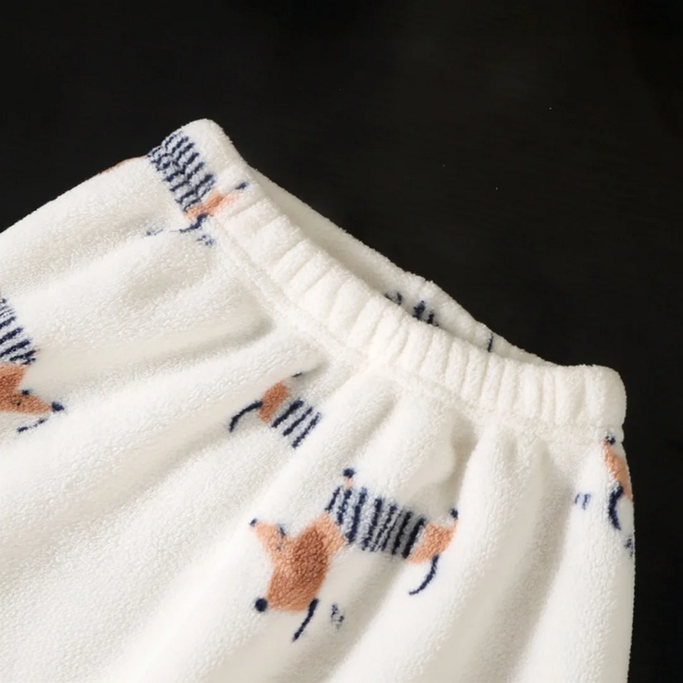 PlushBuds – Warm & Schattig – Pluche Kinder Set met Schattige Prints