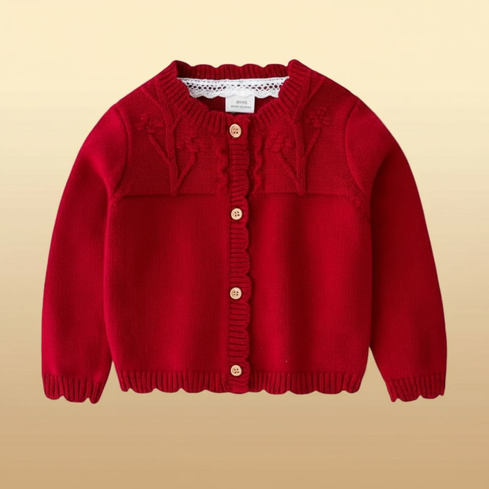 CozyCub – Comfortabel & Modieus – Gebreide Kinder Cardigan Sweater