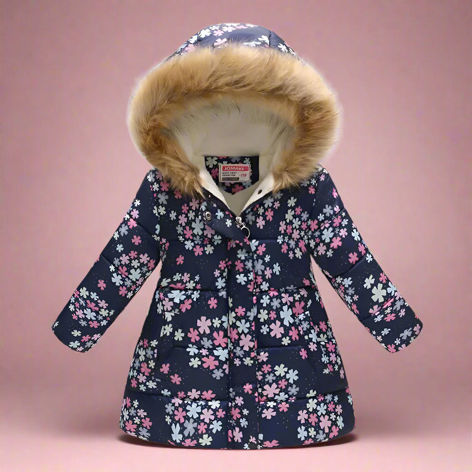 CozyTrend – Elegant & Knus – Gewatteerde Winterjas voor meisjes