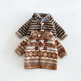 LittleWarm – Knus & Stijlvol – Winterjas met Fair Isle-Patroon