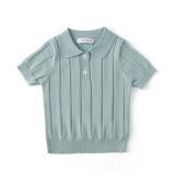 MiniLuxe – Elegant & Comfortabel – Polo Shirt met Gebreide Stof