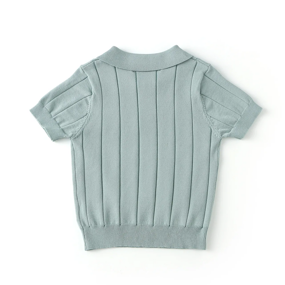 MiniLuxe – Elegant & Comfortabel – Polo Shirt met Gebreide Stof