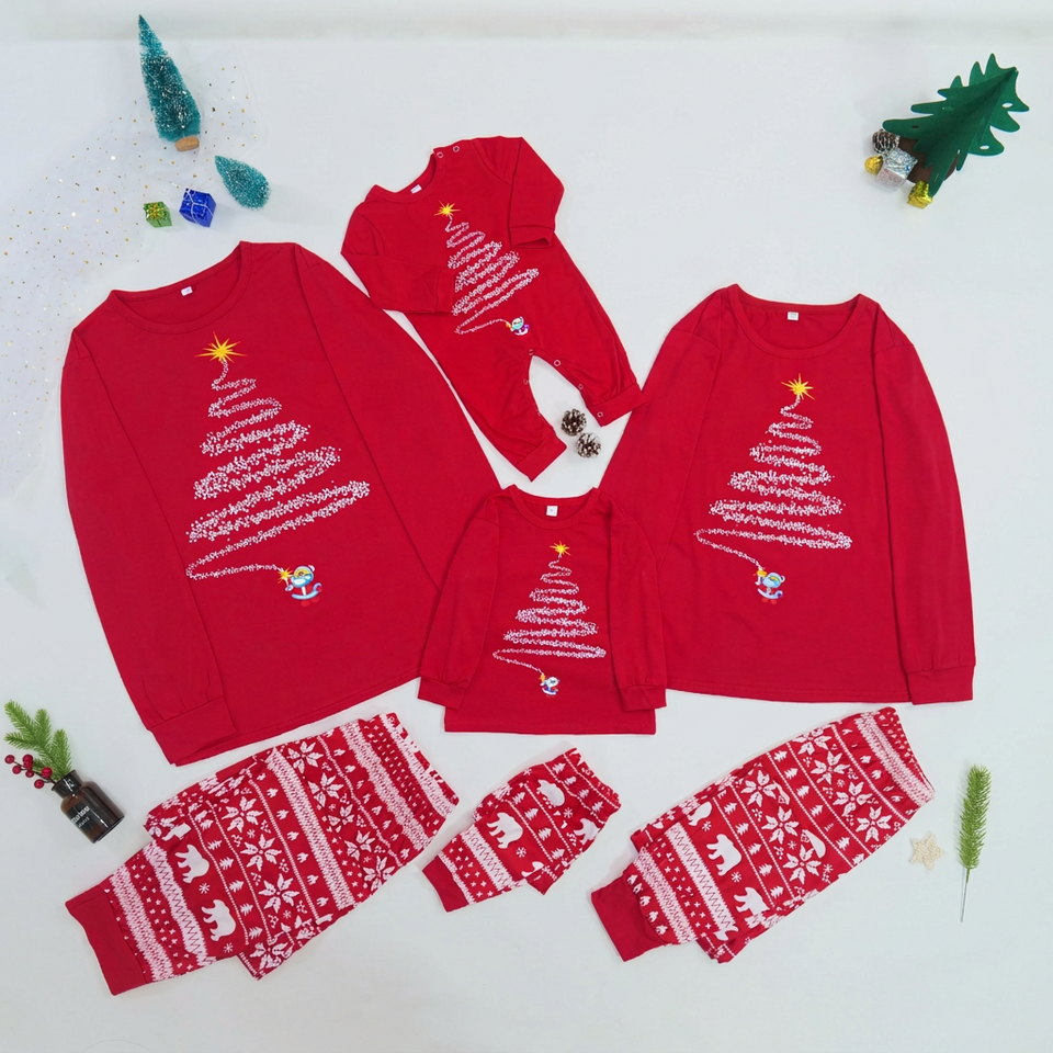 MerryPJs – Feestelijk & Gezellig – Kerst Pyjamaset voor het Hele Gezin