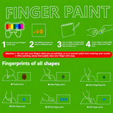 FingerArt – Creatief & Kleurrijk – Vingerverf Boek voor Kinderen