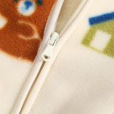 CozyFleece – Zacht & Speels – Warme Kinderjas met Cartoonprint