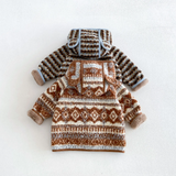 LittleWarm – Knus & Stijlvol – Winterjas met Fair Isle-Patroon