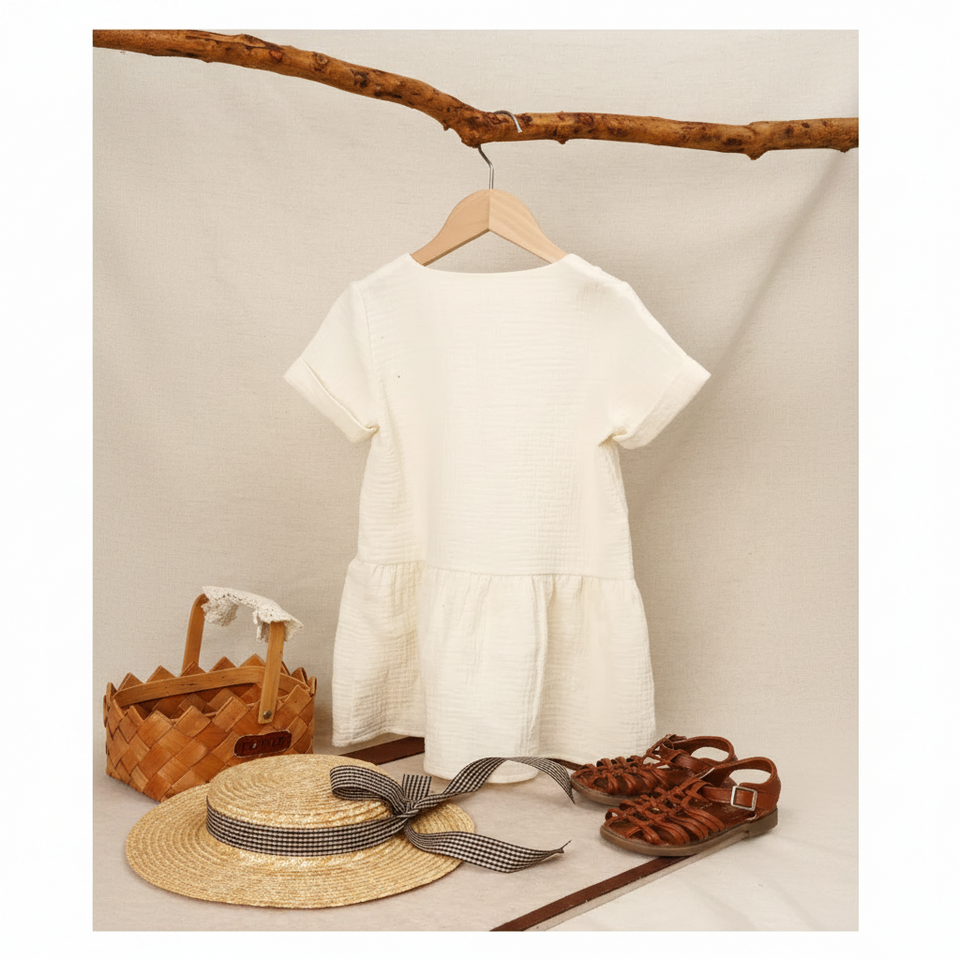 LunaDress – Elegant & Luchtig – Kinder Jurk met A-Lijn Pasvorm