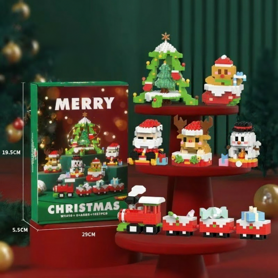 HolidayBlocks – Vrolijk & Decoratief – Kerst Mini Bouwstenen