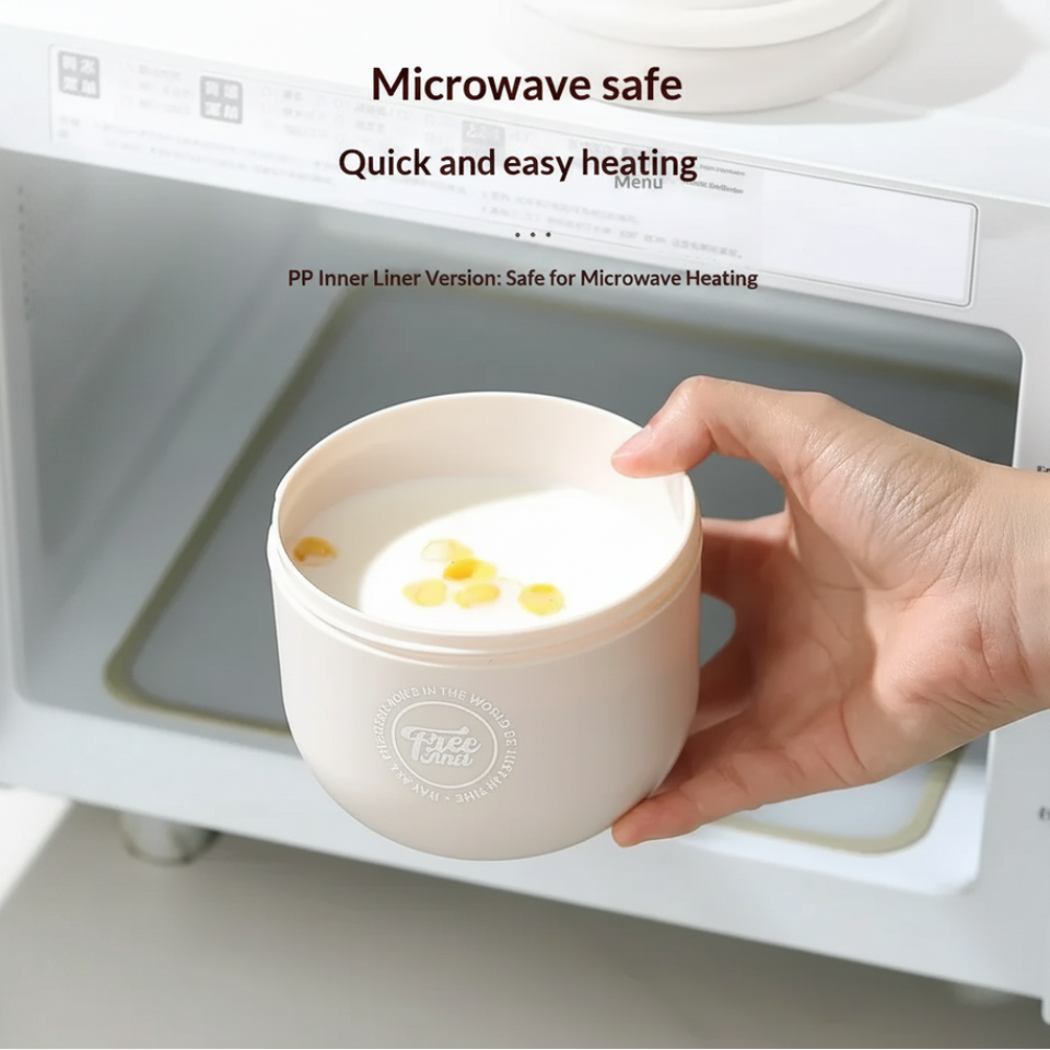 MealMate – Praktisch & Geïsoleerd – RVS Lunchkom met Lepel