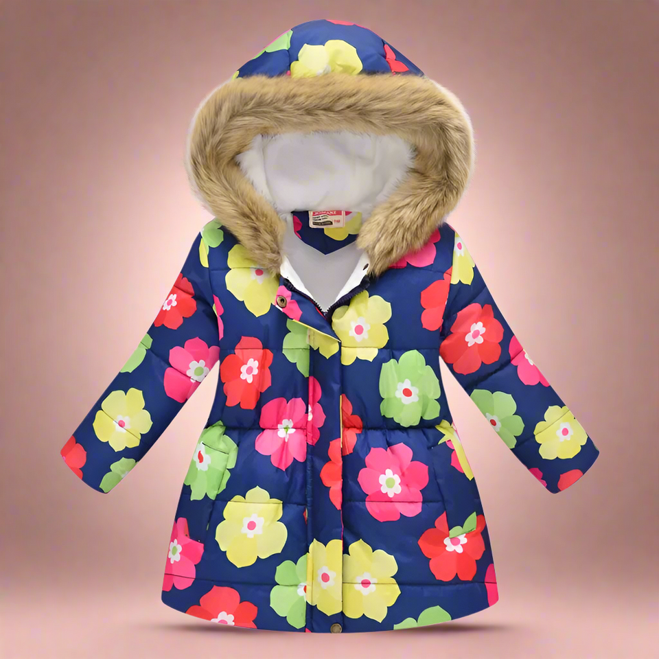 CozyTrend – Elegant & Knus – Gewatteerde Winterjas voor meisjes