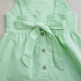 BloomGrace – Schattig & Comfortabel – Kinder Jurk met Strik & Verstelbare Schouderbanden