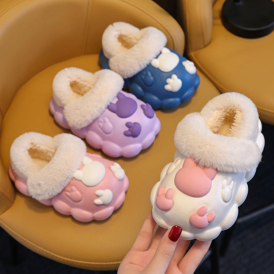 CloudWalk – Zacht & Knus – Warme Pluche Kinderpantoffels