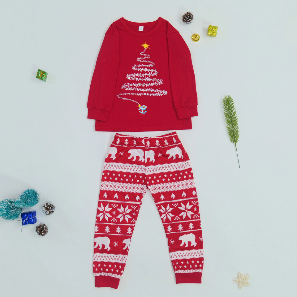 MerryPJs – Feestelijk & Gezellig – Kerst Pyjamaset voor het Hele Gezin