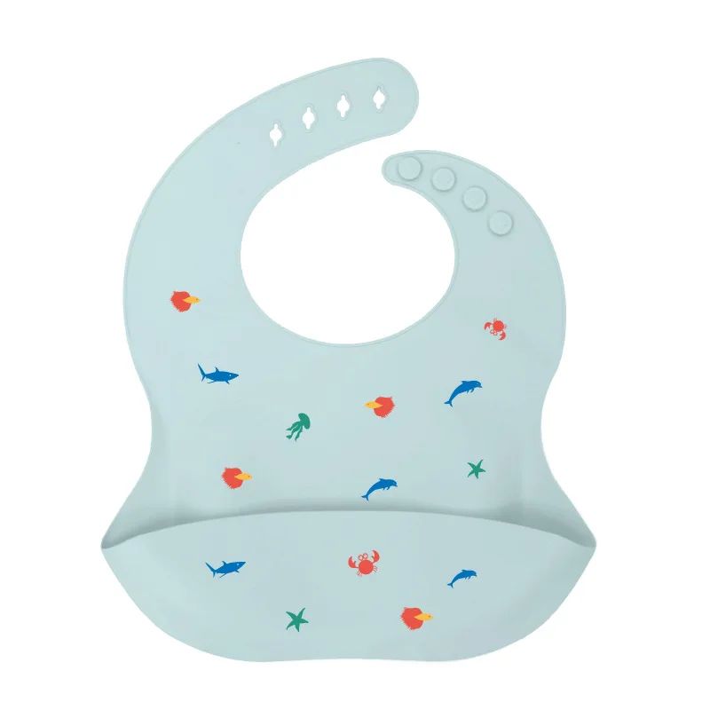Silicone Bib - Waterdicht & Modieus - Silicone Baby Slabbetje