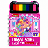FingerArt – Creatief & Kleurrijk – Vingerverf Boek voor Kinderen