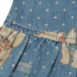 LittleBloom – Schattig & Speels – Denim Jurkje voor Meisjes met Vrolijke Prints